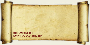 Isak Krstić vizit kartica